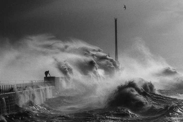 Jean Gaumy, Le Havre, 1984. 