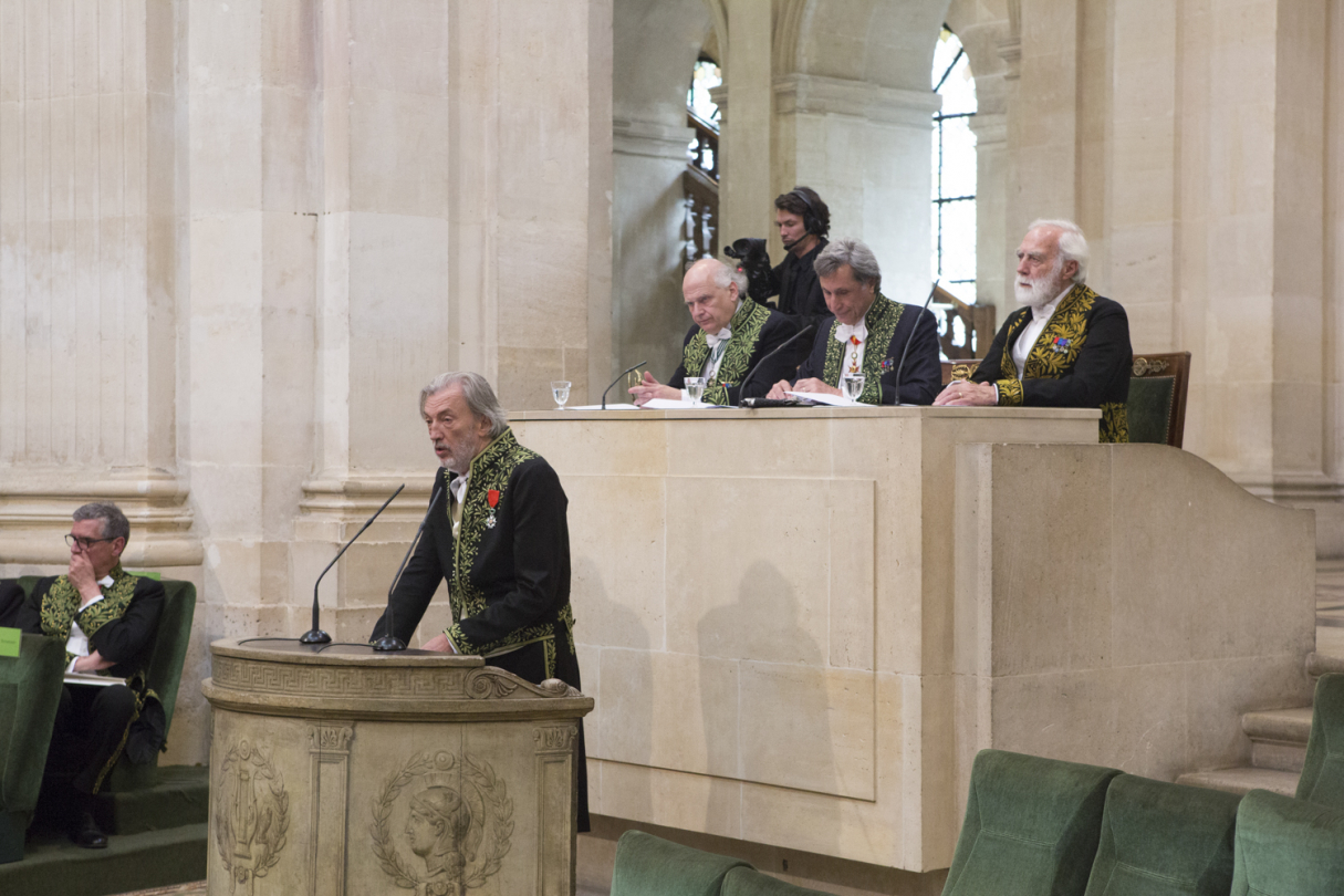 Installation de Jean-Marc Bustamante à l'Académie des beaux-arts