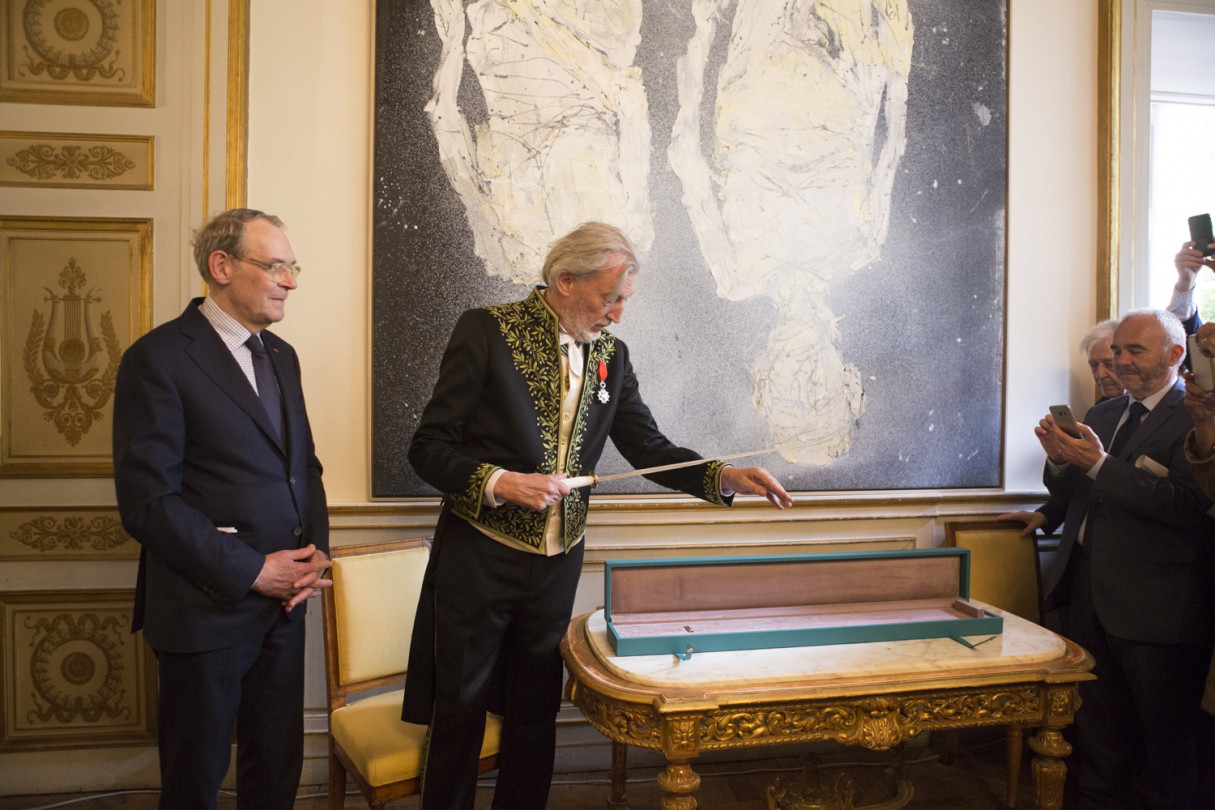 Installation de Jean-Marc Bustamante à l'Académie des beaux-arts