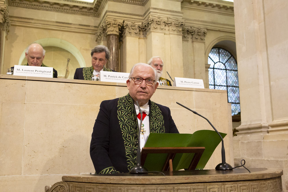 Installation de Adrien Goetz à l'Académie des beaux-arts