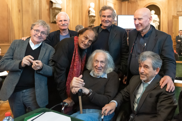 Raghu Rai, William Klein et les membres de la section de photographie